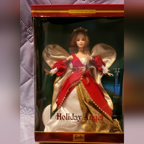 Mattel Holiday Angel Barbie dolls from the Collector Edition series. NRFB - Picture 10 of 16